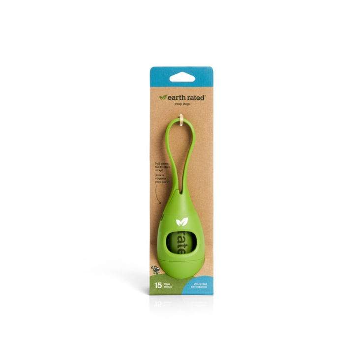 Earth Rated Leash Dispenser 2.0 with 15 Bags - Unscented
